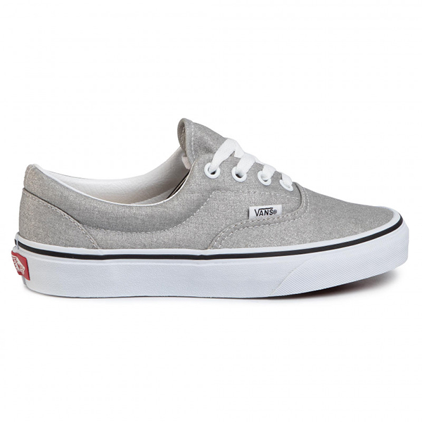 silver and white vans