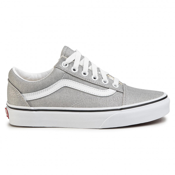 white and silver vans